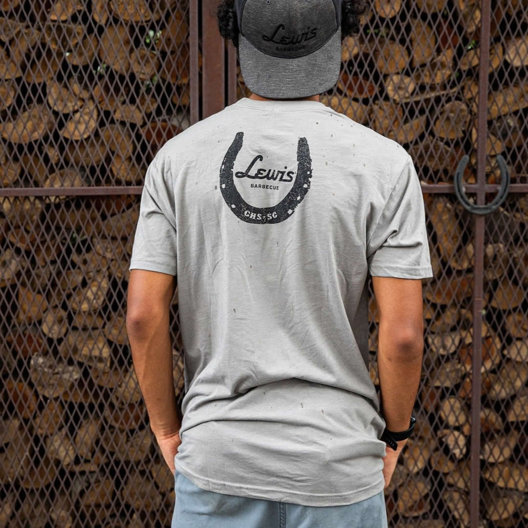 Lewis BBQ All Hail The King T-Shirt Back