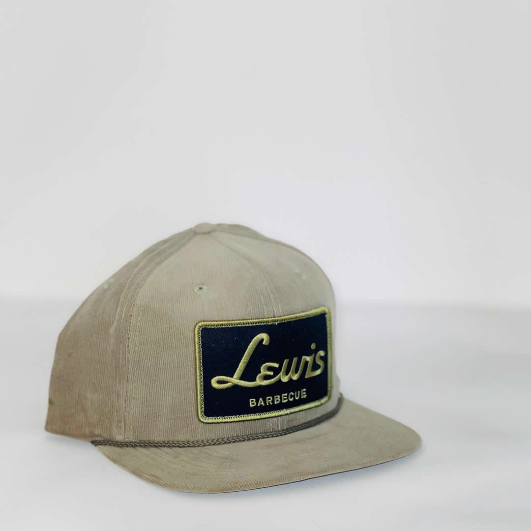 Lewis BBQ Corduroy Hat Side